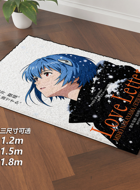 新世纪绫波丽情书岩井俊二EVA午睡毯地毯装饰画
