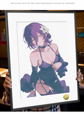 电锯人性感蕾塞Reze性感电次波奇塔链锯人同人周边装饰画