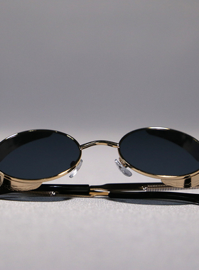 圆形墨镜经典眼镜复古男女圆形