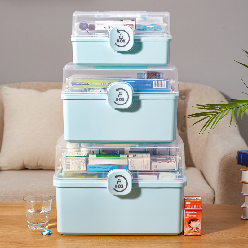 星优大号药箱家庭装大容量医药箱家用药品收纳箱多层药物分类收纳,淘宝优惠券,粉丝福利购,淘宝优惠卷