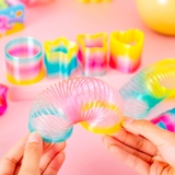 Прозрачный детский Слинки для детского сада для друга, подарок на день рождения