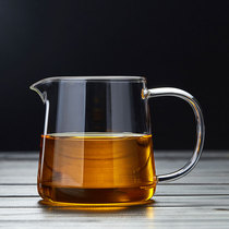 Glass fair cup upscale tea leak suit thickened heat resistant tea filter Home util tea with filter Tea sea sub-tea