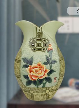 中式陶瓷摆件客厅家居装饰品