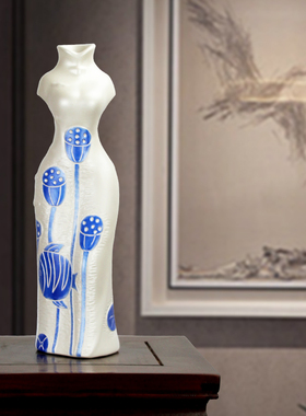 民族风陶瓷装饰玄关工艺品花瓶