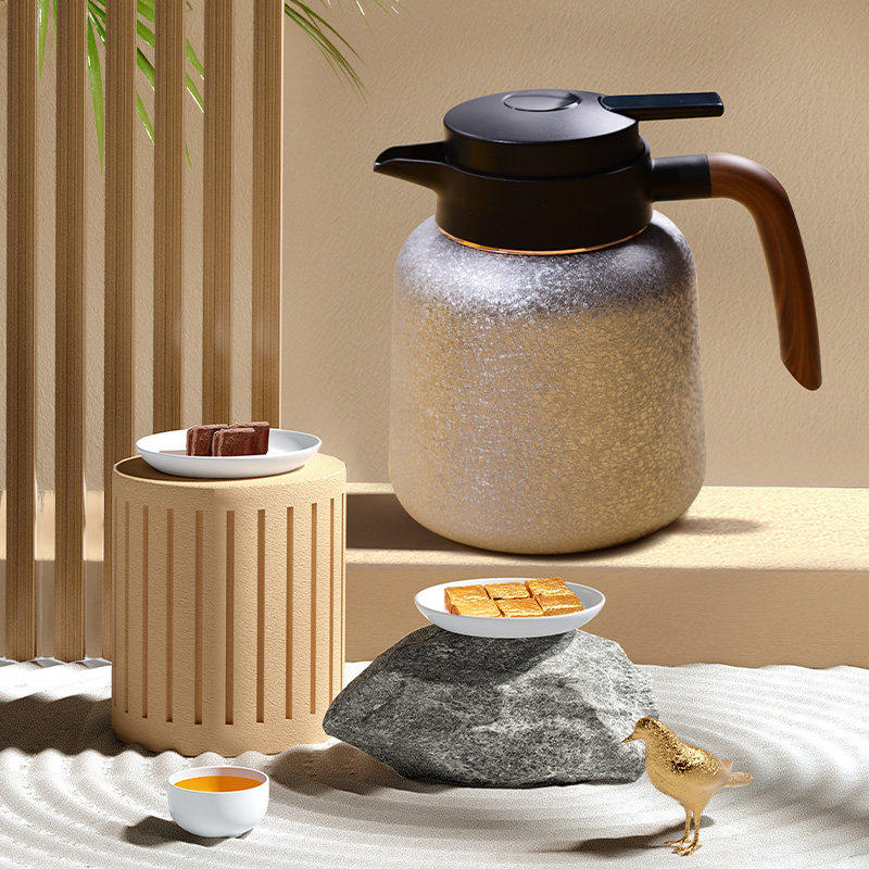 天福彼物钛雅焖茶壶 304不锈钢闷泡茶保温壶覆钛涂层大容量1.2L,淘宝优惠券,粉丝福利购,淘宝优惠卷