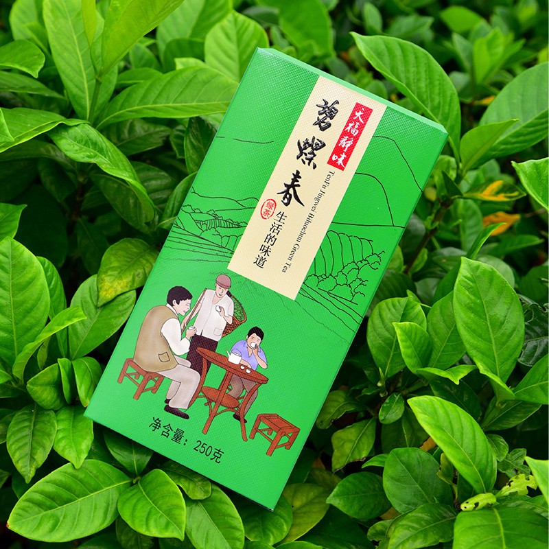 天福茗茶碧螺春绿茶鲜叶 23新茶四川高山碧螺春茶250g-图0