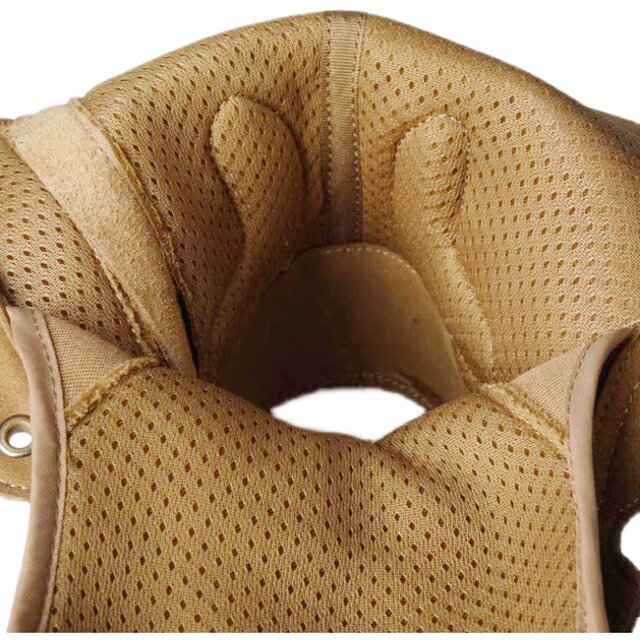 New brown combat boots for men, ultra-light waterproof and puncture-proof desert boots, high-top zipper training boots for women, combat training boots