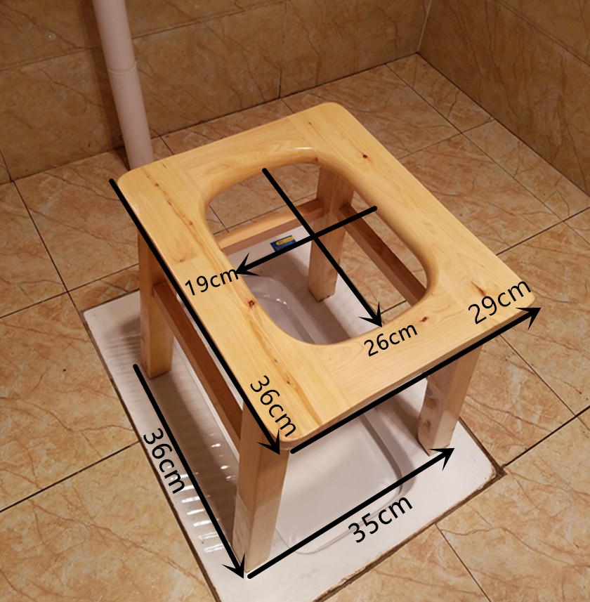 老人坐便凳实木孕妇坐便椅坐便器上厕所坐便椅凳马桶凳 - 图3