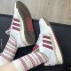 Adidas neo Entrap synthetic leather casual and versatile wear-resistant low-cut sneakers white and red JQ3926