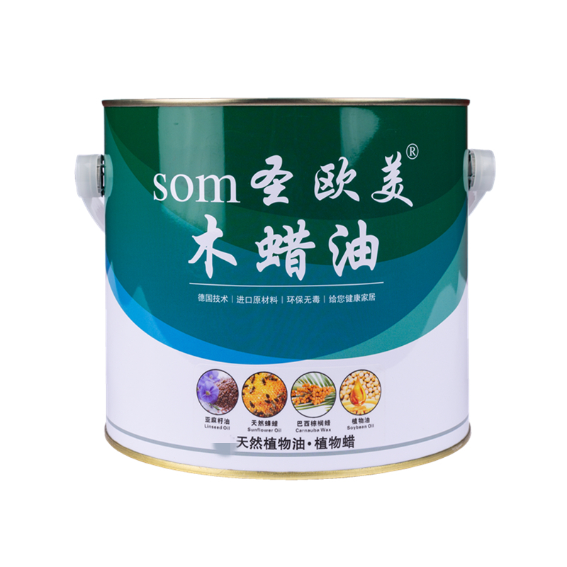 圣欧美som65H高硬质木蜡油实木透明色防水防霉防腐环保耐磨耐刮 - 图3