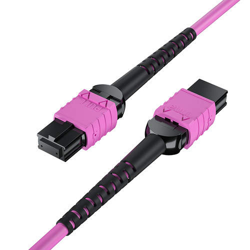 MPO-MPO-8LC 万兆OM3/4多模光纤跳线12芯 8芯束状 MTP-MTP-1M米万兆跳线 - 图1