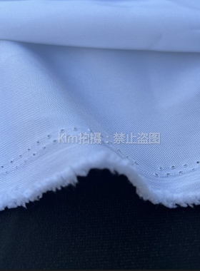 漂白色涤纶平纹尼布料