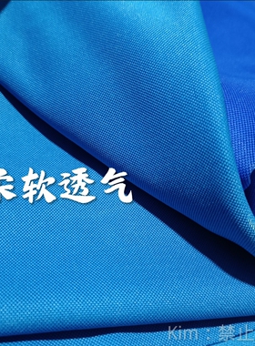 湖蓝色制衣服亮丝布料