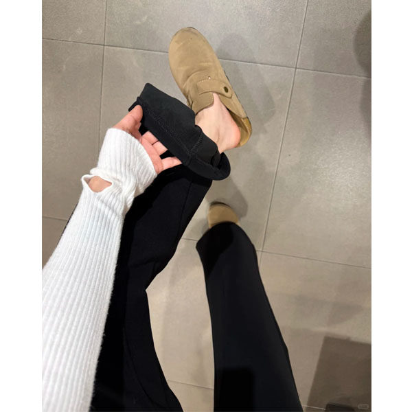 黑色微喇裤女加绒冬宽松不贴腿喇叭裤大码运动梨形遮胯显瘦卫裤子,淘宝优惠券,粉丝福利购,淘宝优惠卷