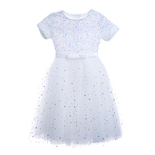 儿童礼服公主裙毕业六一演出服女童钢琴花童主持人蓬蓬纱裙中大童 - 图3