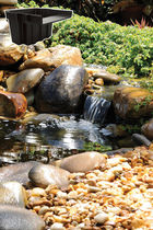 Fake mountain waterfall building water wall Falling Water Landscape Courtyard Water Curtain Wall Garden Waterscape Fishpond Waterfall water outlet