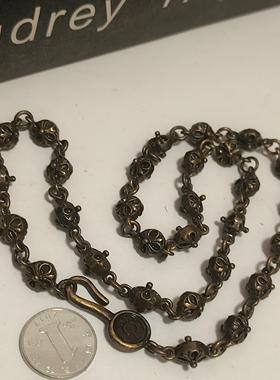 羽翼饰物复古宫廷风藤蔓爱心船锚十字架项链朋克高级男饰