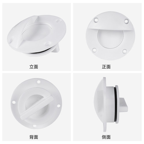 船用船舷排水口游艇船舷排水口快艇侧面水塞活鱼船舱出水口放水阀 - 图0