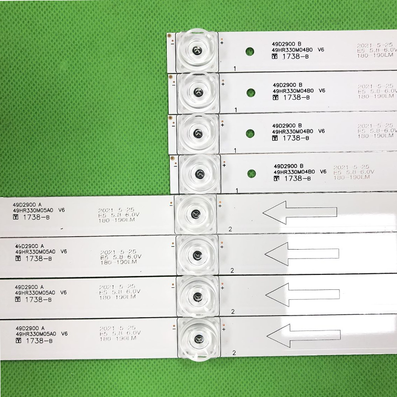 适用TCL L49P2-UD B49A769U B49A81S B49A739 D49A730U灯条49D200 - 图1