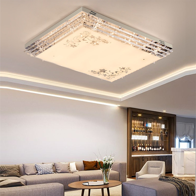 新款客厅吸顶灯现代简约大气轻奢水晶灯卧室灯餐厅灯网红同音乐灯,淘宝优惠券,粉丝福利购,淘宝优惠卷
