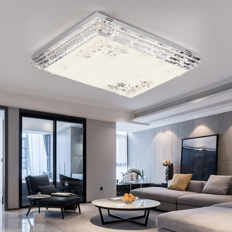新款客厅吸顶灯现代简约大气轻奢水晶灯卧室灯餐厅灯网红同音乐灯,淘宝优惠券,粉丝福利购,淘宝优惠卷