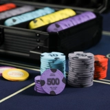 Покерная резьба Texas hold'em Poker Ceramics Set 40 мм высокая развлечения профессиональная стоимость лица de po poChoat монета