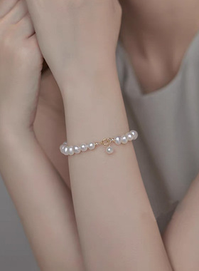 强光淡水珍珠手串女简约百搭高级