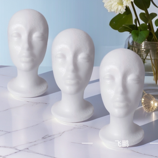 Wig hat support head mold foam head dummy head