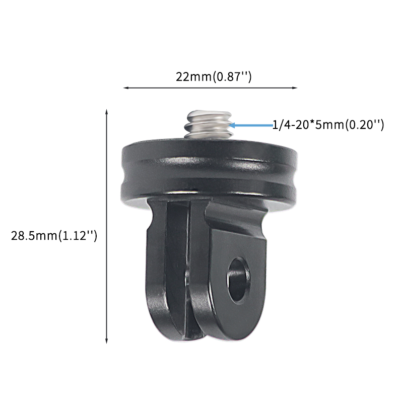 适用于大疆Pocket 3运动相机GoPro转接配件Insta360 X4金属转接头 - 图1