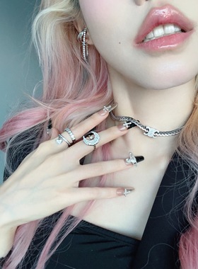 高级感气质轻奢ce锁骨链