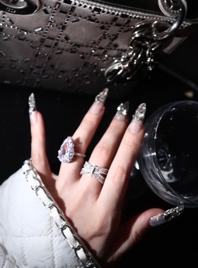 高级感小众开口戒指可调节