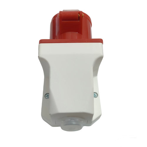 CEE32A4孔工业插头16A-6H/380V检修电源箱插座TYP114 公母一套 - 图1