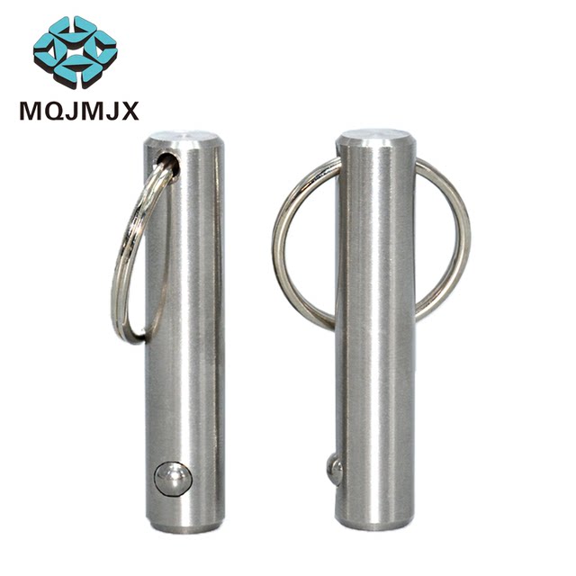 Single bead quick-release pin line latch ball head lock pin