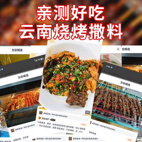 烧烤调料烤肉串香辣撒料烤肉料孜然烧烤调味料铁板烧羊肉串香辣料 - 图3