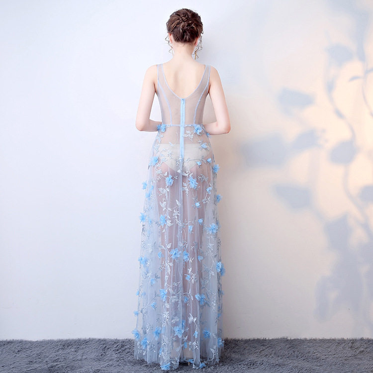 百秀名媛g660/性感透视裙礼服夜店女装蕾丝镶钻会所ktv车展演出服