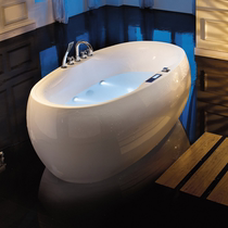 Bath Home Thermostatic Heating Surf Massage Vat Independent Oval Acrylic Net Red Tub Luxurious Intelligence