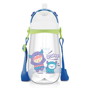 乐扣乐扣旗舰店儿童吸管杯宝宝水杯婴儿学饮杯幼儿园水壶塑料奶瓶