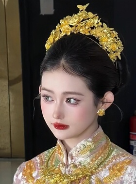 中式富贵金色高级感...
