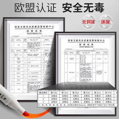 晨光马克笔48色套装油性彩色双头24色36色60色儿童小学生绘画彩笔无毒幼儿园手绘水彩全套80色美术生专用正版