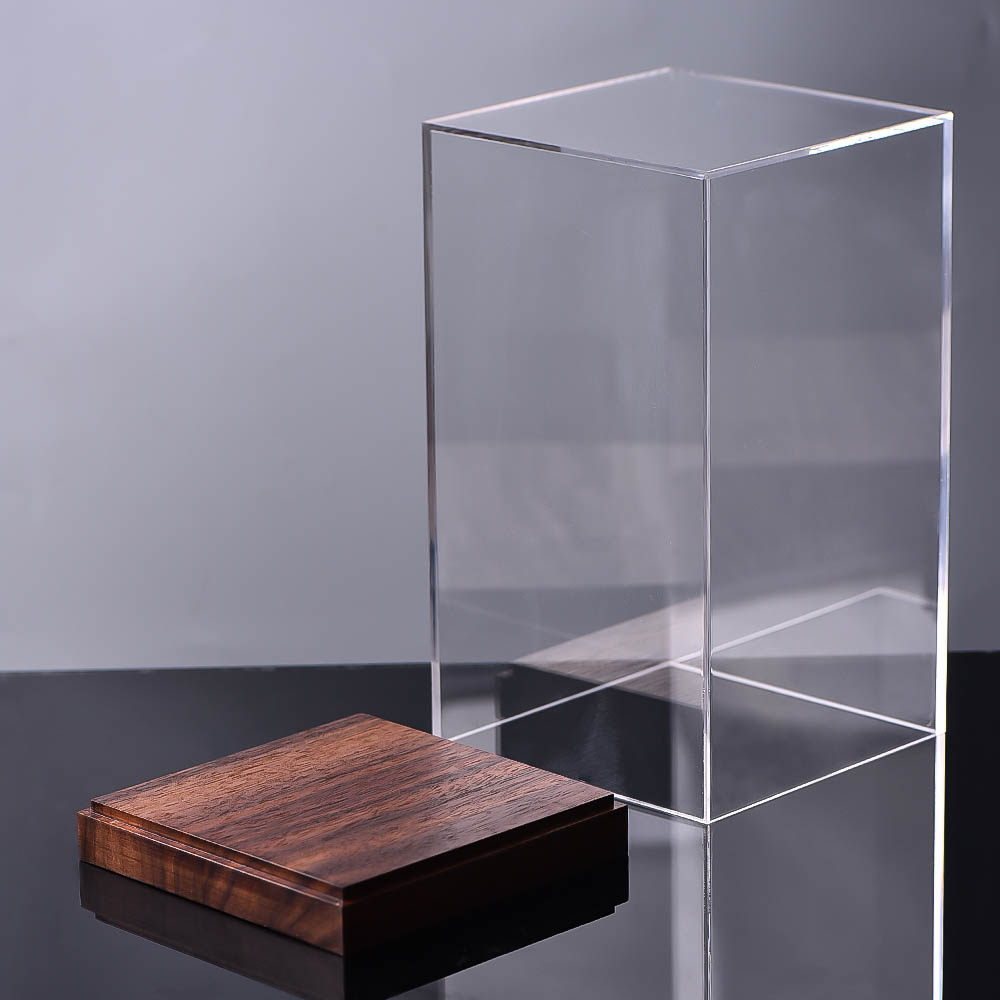 手办模型古董工艺品场景DIY黑胡桃实木底座地台展示收纳盒防尘罩,淘宝优惠券,粉丝福利购,淘宝优惠卷