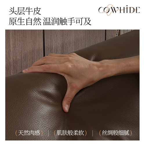 【政府补贴】Serta/舒达 大象耳朵现代简约双人真皮床架极简家用 - 图1