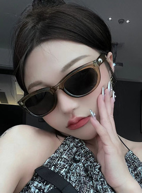 韩版猫眼偏光护眼凹凸造型墨镜潮