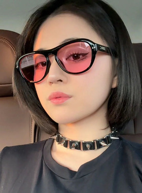 椭圆氛围高级感欧美太阳镜男女潮