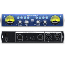 Presonus Blue Tube DP V2 stereo vacuum tube talk with dual channel microphone amplifier front stage