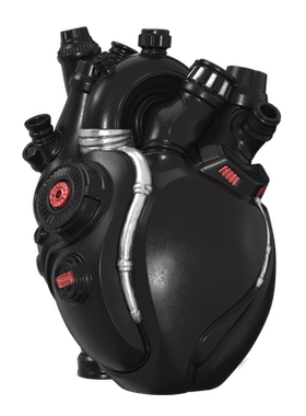 干花花插仿真心脏花瓶摆件