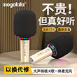 Microphone audio integrated microphone wireless bluetooth karaoke