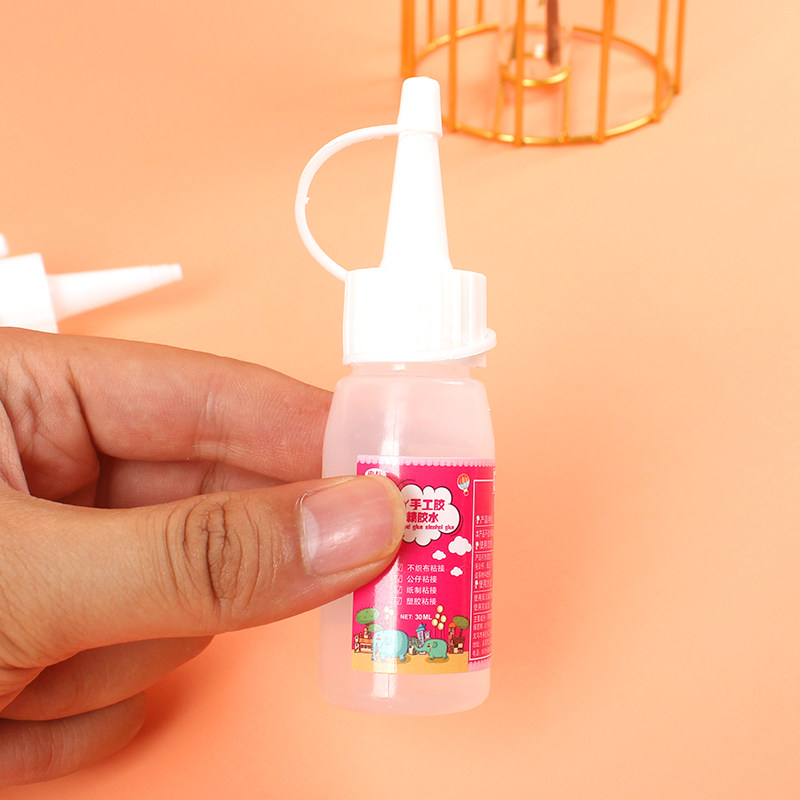 10瓶30ml酒精胶儿童diy手工不织布麻绳纽扣画胶保丽龙球透明胶水,淘宝优惠券,粉丝福利购,淘宝优惠卷