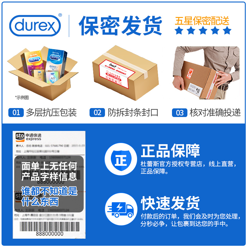杜蕾斯中大号避孕套加大码56mm超大号超薄情趣特大55男58安全套60 - 图3