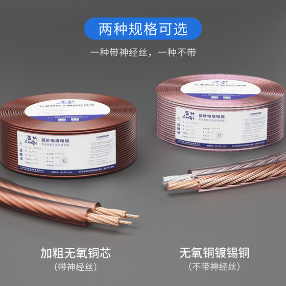 Blueye Pure Copper National Standard Audio Wire Speaker Wire Speaker Wire