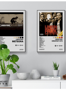 林肯公园Linkin Park摇滚乐队专辑封面海报贴画 酒吧墙贴纸装饰画